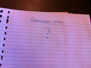 CV curriculum vitae